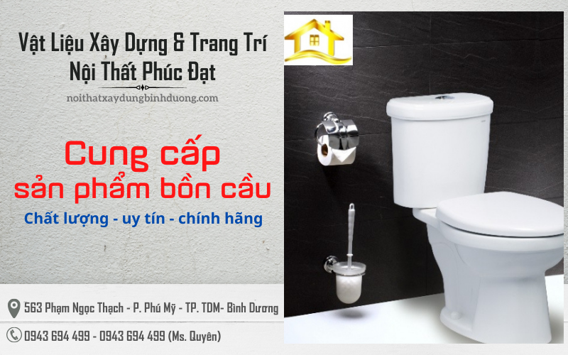 Bồn cầu 2 khối của Phúc Đạt