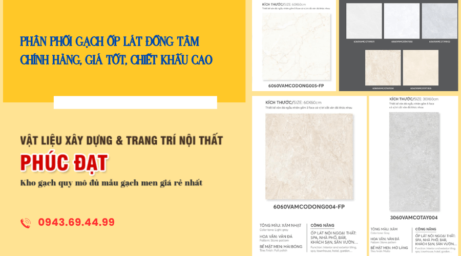 gạch ốp lát Đồng Tâm