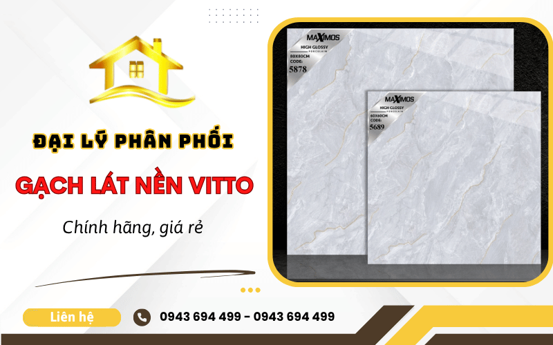 gạch lát nền Vitto chính hãng