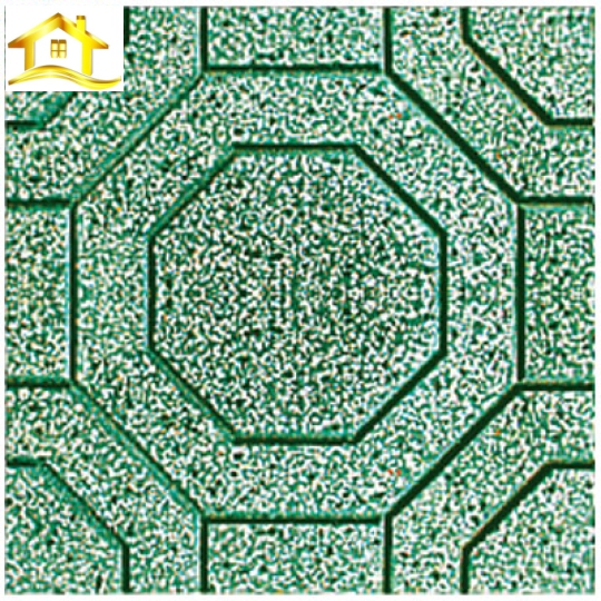 Gạch vỉa hè Terrazzo DP 103 D ( Xanh Lá)